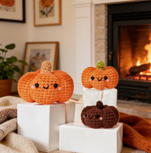 Kit de <span class=keywords><strong>Ganchillo</strong></span> <span class=keywords><strong>para</strong></span> <span class=keywords><strong>Principiantes</strong></span> Crochetta, Diseño de Calabaza de Halloween y Animales, Tutoriales en Video <span class=keywords><strong>Paso</strong></span> <span class=keywords><strong>a</strong></span> <span class=keywords><strong>Paso</strong></span>, Suministros <span class=keywords><strong>para</strong></span> Manualidades DIY, Paquete de 3 - Product Image 4