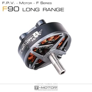Motor sin Escobillas T-MOTOR F90 2806.5 1300KV 5-6S de Largo Alcance para Drones RC FPV de Carreras y Freestyle de 5/6/7 Pulgadas, Material Compuesto - Product Image 3