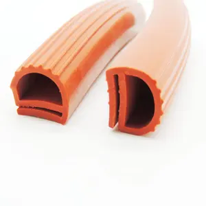 E Shape High Temperature Resistance Silicone Rubber Sealing Strip Oven Door E Type Silicone Rubber Sealing Gasket