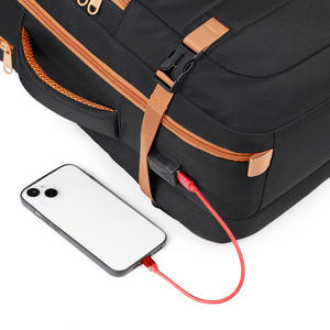 Gran capacidad impermeable Oxford poliéster Oficina logotipo personalizado moda personalizada al aire libre diario portátil mochila con USB - Product Image 2