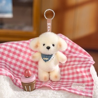 Vente en gros usine : Peluches de la série animale EDEA avec rembourrage en coton PP, porte-clés, poupées pour machine à griffes, cadeaux anti-stress pour enfants