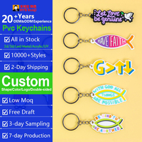 Llavero con Cita de Fe Cristiana, Personalizado, Impermeable, Venta al por Mayor para Regalos Religiosos y Recuerdos de Eventos de Iglesia
