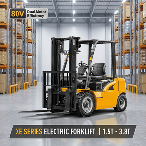 Chariot élévateur électrique au lithium intelligent série XE de 2,5 tonnes avec tableau de bord à écran couleur intelligent et système d'alimentation avancé 80V - Product Image 2