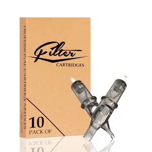 Großhandel EZ Tattoo Filter #12 0,35mm 316L RLLT Extra lange Verjüngung Super enge Packung mit 10 Nadeln Tattoo Nadeln