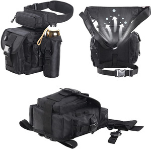 Bolsa Táctica Multifuncional para Pierna con Logotipo Personalizado, para Senderismo, Motociclismo, Viajes, con Bolsillo para Botella de Agua - Product Image 3