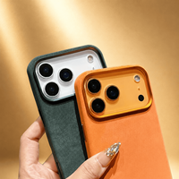 Étui de téléphone portable magnétique minimaliste de couleur unie pour iPhone, personnalisable