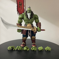Figura de Acción Articulada de PVC a Escala 1/10, Modelo Guardián de la Horda de World of Warcraft, Espada del Guardián de Bestias