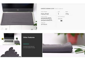 नि: शुल्क नमूने के लिए त्वरित सुखाने Microfiber एस कपड़ा सफाई चश्मा चांदी Microfiber ग्लास सफाई कपड़ा - Product Image 6