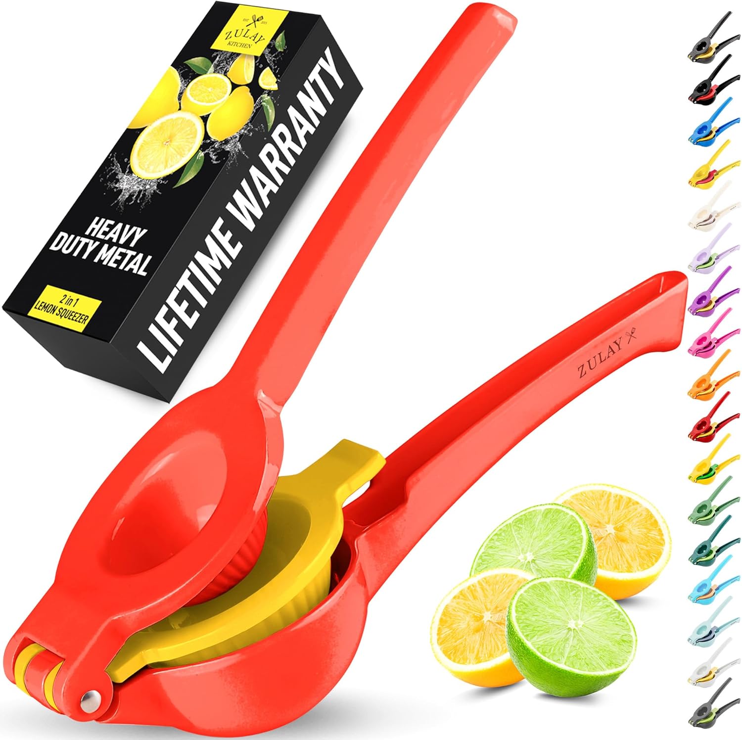 Rouge vif et jaune