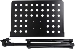 2025 bview nghệ thuật Hot Bán dual-sử dụng máy tính để bàn cuốn sách đứng kim loại âm nhạc đứng với màu đen mang túi thư mục và kẹp - Product Image 6