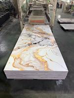 Panneau mural décoratif en composite bois-plastique imperméable 1220*2440, résistant au feu, antidérapant, insonorisant, pour l'intérieur