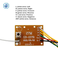 Kit de carte de circuit imprimé émetteur-récepteur télécommandé 4 canaux, module de carte mère électronique pour voiture jouet