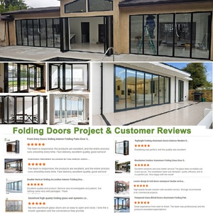 <span class=keywords><strong>Puerta</strong></span> Plegable de Metal para Exteriores de Diseño Moderno Topbright, <span class=keywords><strong>Puerta</strong></span> Plegable de Vidrio para <span class=keywords><strong>Terraza</strong></span> Resistente a Huracanes para Casas - Product Image 5