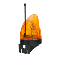 Luz de Advertencia Intermitente LED Universal a Prueba de Agua, 12-265V AC/DC, con Zumbador, para Puerta de Garaje, Lámpara de Alarma