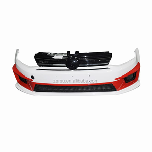 Utomobile-piezas exteriores modificadas para parachoques delantero, conjunto con rejilla para V olololf 7 2014-2017 Upgrade ololf 7 400 400 - Product Image 5