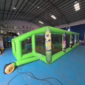 Cancha de fútbol inflable de calidad comercial para fiestas de carnaval al aire libre, juegos inflables, en venta. - Product Image 5