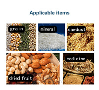 Petit Séchoir Rotatif Industriel à Chauffage Électrique pour Traitement des Grains, Poudre Minérale et Sel