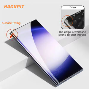 Película templada para teléfono UV de fácil instalación para Samsung <span class=keywords><strong>RedmiNote</strong></span> OPPO VIVO HD UV Liquid Full Glue Protector de pantalla de vidrio templado - Product Image 2