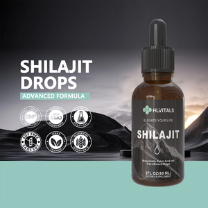 Complément alimentaire végétalien bio en gros, gouttes liquides de résine de Shilajit pur de l'Himalaya pour femmes et hommes - Product Image 4