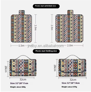 Tapis <span class=keywords><strong>de</strong></span> pique-nique pliable portable pour les voyages en plein air, tapis <span class=keywords><strong>de</strong></span> plage épais en aluminium, imperméable, résistant à l'humidité, durable, toutes saisons, barbecue - Product Image 6