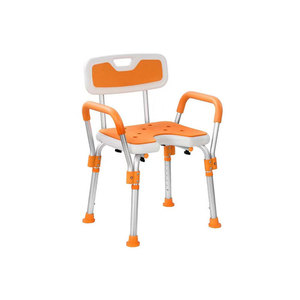 <b>Shower</b> <b>Chair</b> With Backrest Aluminum Alloy 150 Kg Capacity <b>For</b> <b>Elderly</b> And Pregnant Women - Product Image 3