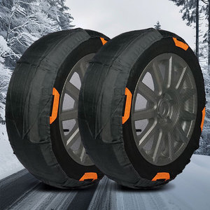 Couvre-pneus de neige haute qualité, couverture intégrale, chaînes de pneus d'urgence en tissu, installation facile, vitesse maximale 40 km/h, garantie 1 an - Product Image 6