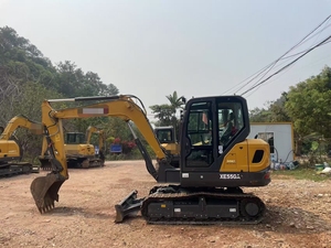 Miniexcavadora de cadenas de 5.75 toneladas de alta calidad, marca china famosa, modelo XE55GA, con piezas de repuesto completas para proyectos de ingeniería. - Product Image 3