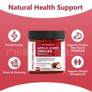 Cross Border Export Hot Selling Appelazijn Gummies 60 <span class=keywords><strong>Capsules</strong></span>, Fabriek Directe Verkoop, O Em - Product Image 4