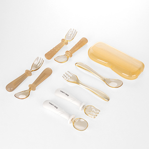 Bán buôn BPA free mềm Silicone bé muỗng và <span class=keywords><strong>Fork</strong></span> Set cho học tập ăn uống Nguồn cung cấp - Product Image 6
