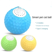 Selbstbewegendes Smart-Rollspielzeug für Katzen und Hunde, Leiser Interaktiver Haustierball für Leckerli-Puzzle-Training und Hundebesitzer