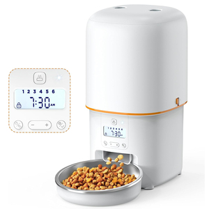 Wholesale Factory <strong>Pet</strong> <strong>Supplier</strong> Automatic Intelligent <strong>Timer</strong> Lcd Display <strong>Pet</strong> <strong>Feeder</strong> With 2L 4L Timed Dog Cat <strong>Feeder</strong> - Product Image 2
