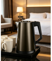 Bouteille d'eau chaude électrique à double paroi en acier inoxydable coloré, fonction maintien au chaud, capacité 1,6-2,0 L, puissance 2000 W, arrêt automatique