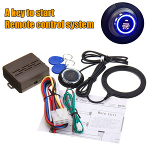 Car Keyless Start System <b>12V</b> Universal One Button Start <b>Switch</b> With RFID Anti Theft Device For Vehicle Modification - Product Image 3