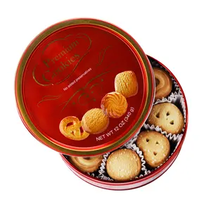 Jenis Produk Biskuit dan Biskuit Pencernaan Pemasok Biskuit Denmark Butter Cookie Dalam Timah
