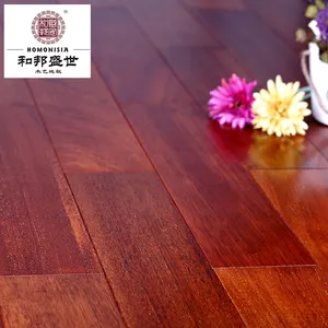 18 Mm Harga Langsung Pabrik Kayu Solid Merbau Flooring Lantai Kayu