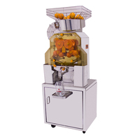 Juicer Buah Utuh Komersial 2000A-1, Pengumpan Otomatis Jeruk Utuh, Efisiensi Tinggi, Daya 370W, Operasi Senyap, 40 Jeruk/menit