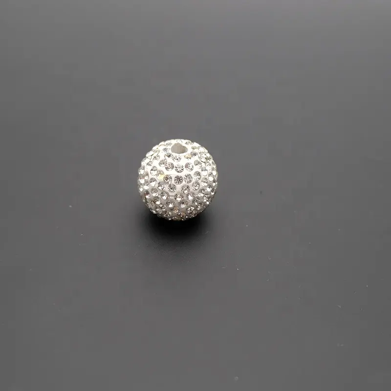 20mm Shambhala strass rotondi perle di argilla polimerica per la creazione di gioielli di cristallo spianare palla da discoteca per orecchini bracciale collana