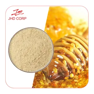 JHD Bulk 100% ekstrak alami 10-Hda 6% Lyophilized Royal Jelly Powder untuk Bee