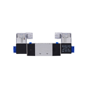 โซลินอยด์วาล์ว 4V220 ซีรีส์ 4V แบบควบคุมคู่ ชนิดสายไฟ J&Gong - Product Image 1