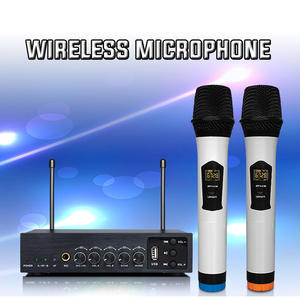 Microphone de réverbération sans fil UHF en métal portable pour <span class=keywords><strong>le</strong></span> divertissement familial KTV karaoké - Product Image 4