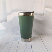 Gobelet à vin et à bière en acier inoxydable isolé sous vide avec sublimation personnalisée avec ouvre-bouteille pour boissons chaudes ou froides