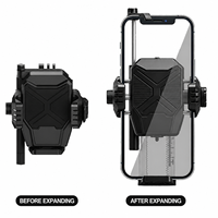 Support de téléphone antichoc pour moto, support de téléphone rotatif anti-chute, support de téléphone portable à verrouillage rapide à une main pour la conduite