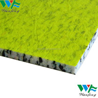 Plancher en bois stratifié haut de gamme WANFENG WF3-11 avec film doré, sous-couche en mousse recyclée de 3 mm d'épaisseur, densité 150-250 kg/m3