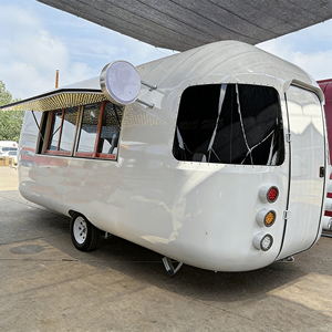 Stainless Steel Aluminum <b>Small</b> Food Trailer <b>for</b> Sale Ice Cream Hot Dog Candy Street Food Truck - Product Image 6