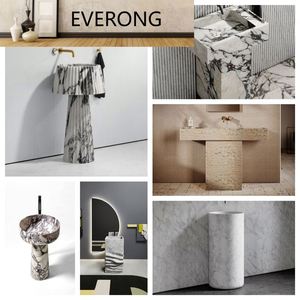 <span class=keywords><strong>Lavabo</strong></span> de Pedestal de Mármol Blanco Panda de Lujo, <span class=keywords><strong>Lavabo</strong></span> Independiente <span class=keywords><strong>para</strong></span> Baño, Lavamanos de Mármol - Product Image 4
