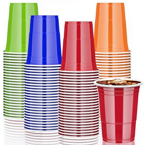 Bicchieri <span class=keywords><strong>di</strong></span> Plastica Personalizzabili Kailiou Senza BPA 16 oz a Doppia Parete Usa e Getta per <span class=keywords><strong>Capodanno</strong></span> e Matrimoni - Product Image 1