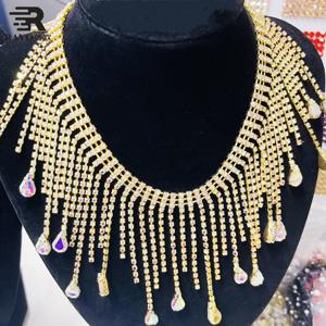 Top une coupe de strass de qualité sur 100 belles couleurs en stock pour la fabrication de bijoux et les colliers de mode - Product Image 5