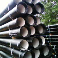 Meilleur choix DN80-1200mm Tuyau en fonte ductile à raccordement par emboîtement, revêtu de bitume pour les infrastructures de canalisations souterraines