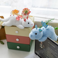Vente en gros usine – Peluche Dragon super douce de 8 pouces, rembourrée en coton PP, pour machines à griffes, cadeaux anti-stress pour enfants