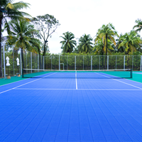 Dalles de drainage en PP pour terrains de pickleball extérieurs, idéales pour les écoles, les parcs et les projets mondiaux de terrains de pickleball communautaires